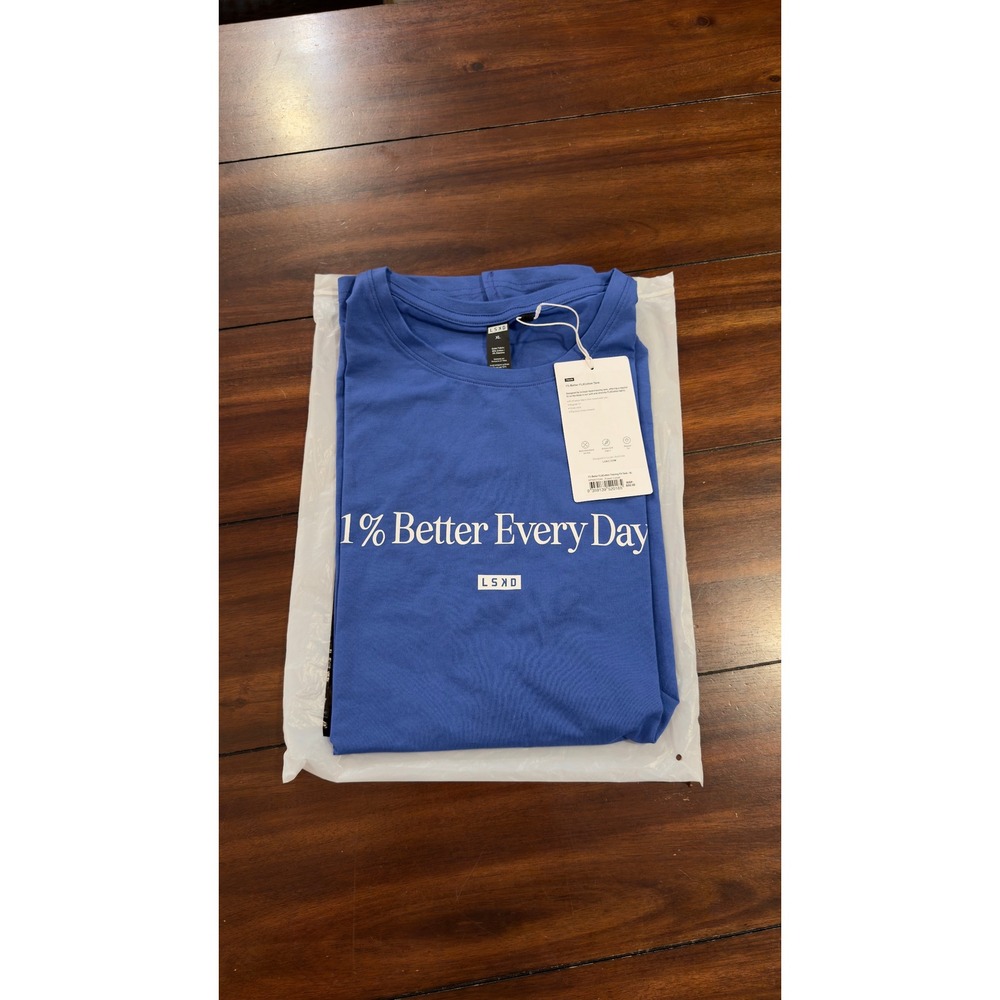 LSKD 1% Better FLXCotton Training Tank Power Cobalt Blue XL MTNK01044 NEW NWT - Picture 2 of 16